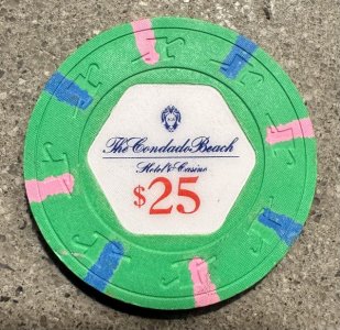 The Condado Beach Resort $25 chip(s)