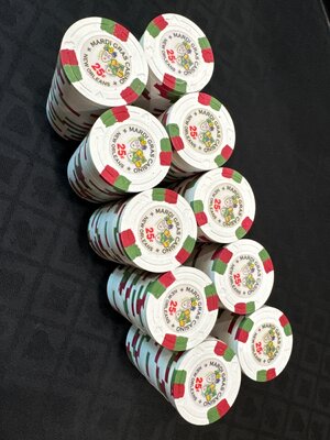 BCC Mardi Gras Casino .25 cent Fracs Mint