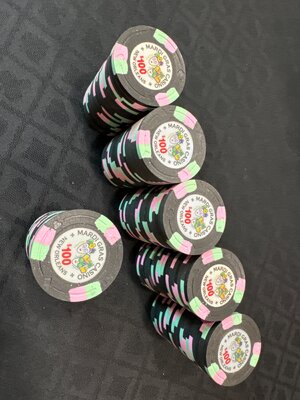 BCC Mardi Gras Casino $100 chips