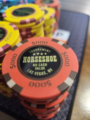 WSOP HORSESHOE MATSUI 43MM TOURNAMENT SET