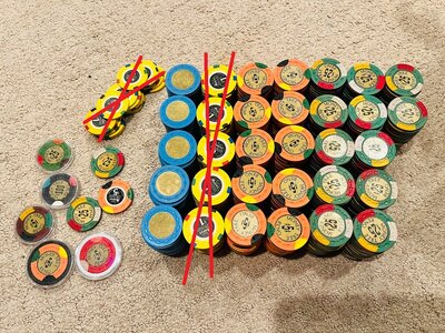 TRK Money Tree Blaze $5s and Green $25s