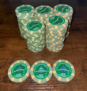 100 Eldorado $25’s Shreveport Louisiana