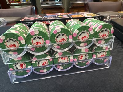 King International $25 casino Chips (100 chips)